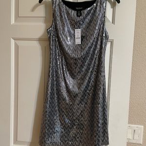 NWT White House Black Market Sequin Dress.